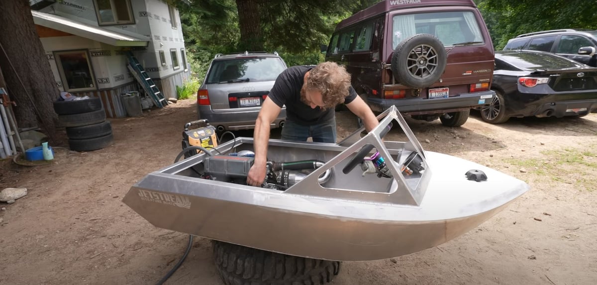 Grind Hard Plumbing Co Micro Jet Boat