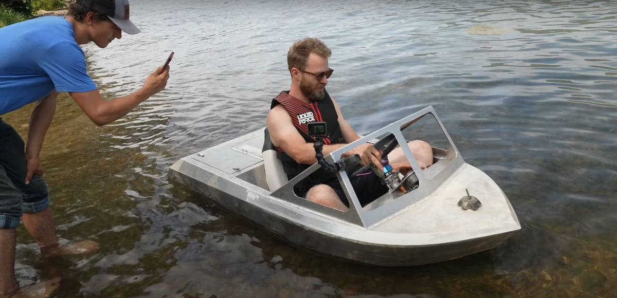 Grind Hard Plumbing Co Micro Jet Boat