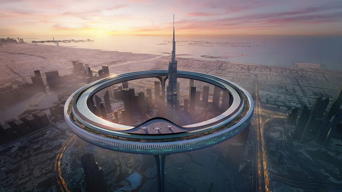 Dubai Architects Reveal Plans For 550-Metre High Circle Around Burj Khalifa