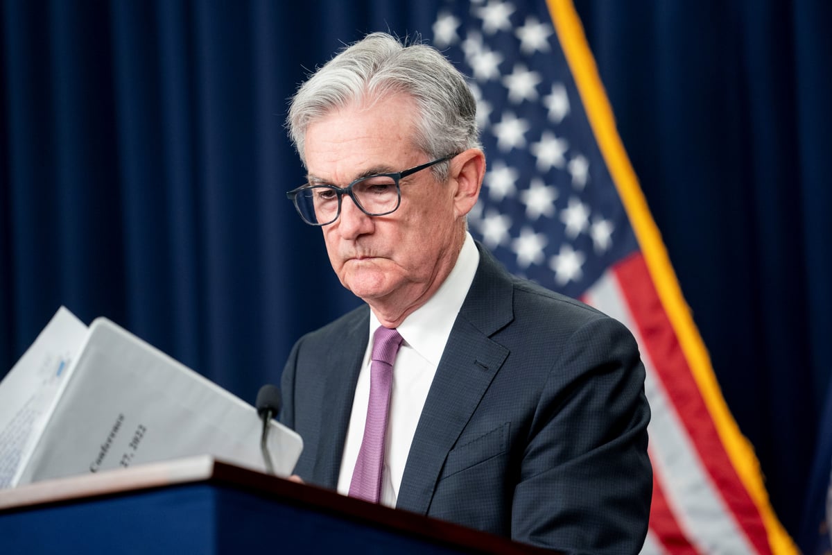 U.S. Federal Reserve Chair Jerome Powell attends a press conference in Washington, D.C., the United States, on July 27, 2022.