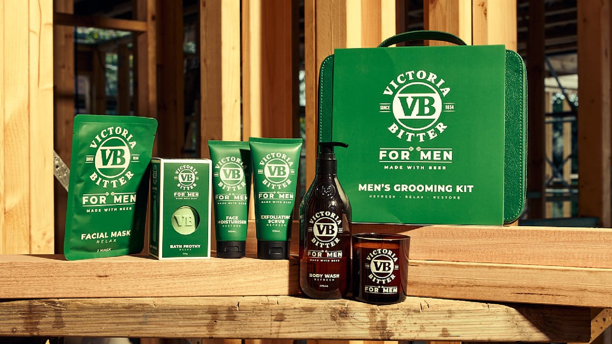 Victoria Bitter Drops An Entire Range Of Men’s Grooming Products