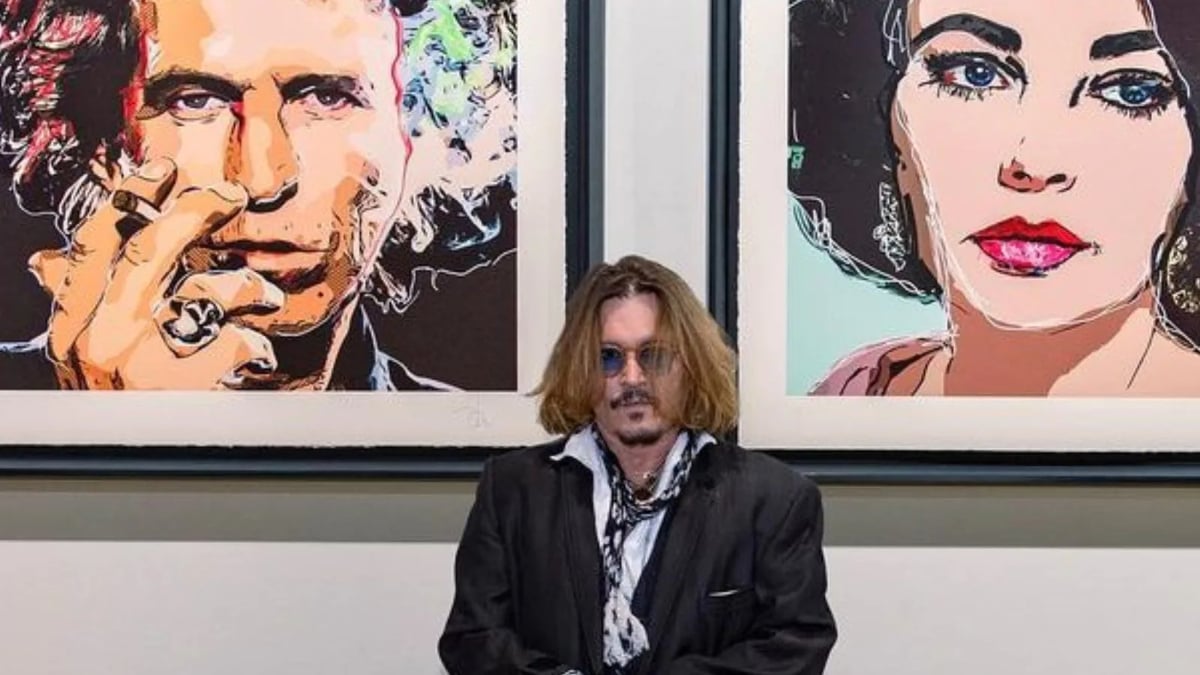 Johnny Depp's art collection has netted the actor $5 million in just a few hours.