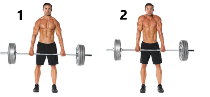 Shoulder shrugs are some of the best shoulder exercises for men.