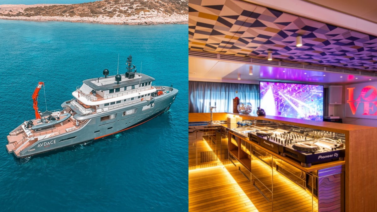 AUDACE: Italian Bachelor's 154ft Superyacht Features An Owner's Penthouse & Nightclub