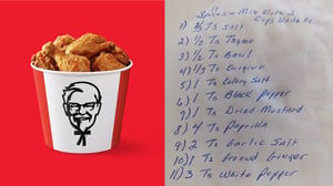 KFC Recipe - 11 Secrets Herbs & Spices Leaked