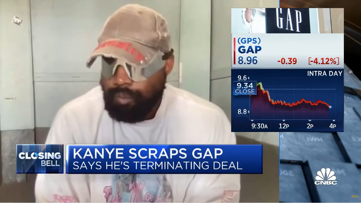 Kanye West Is Calling It Quits On His $1 Billion YEEZY x Gap Partnership