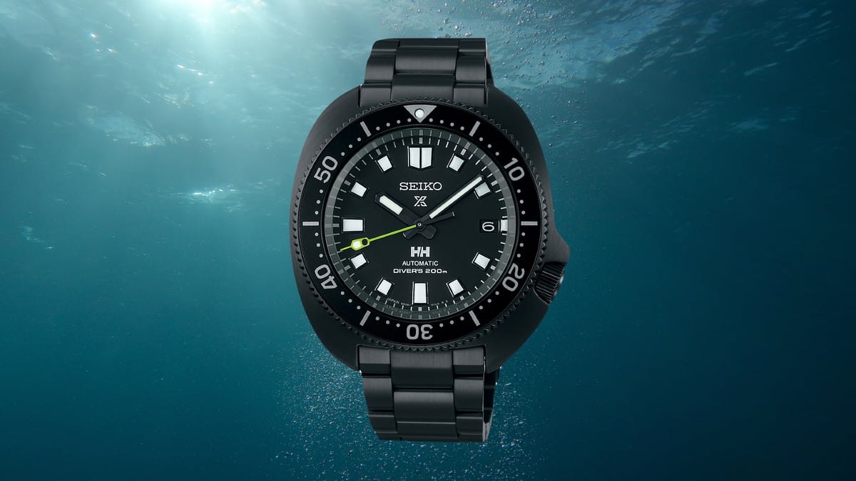 Seiko & Helly Hansen Link Up For A Murdered-Out Dive Collaboration