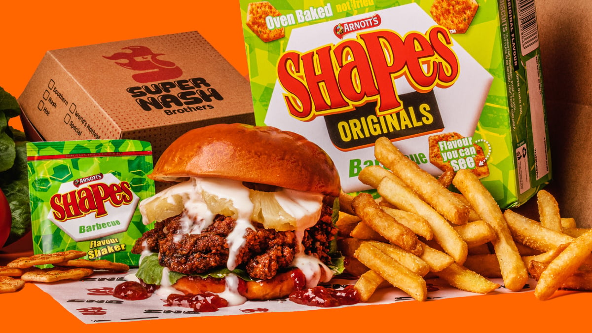 Super Nash Brothers - Super Shapes Sando - Shapes Chicken Burger