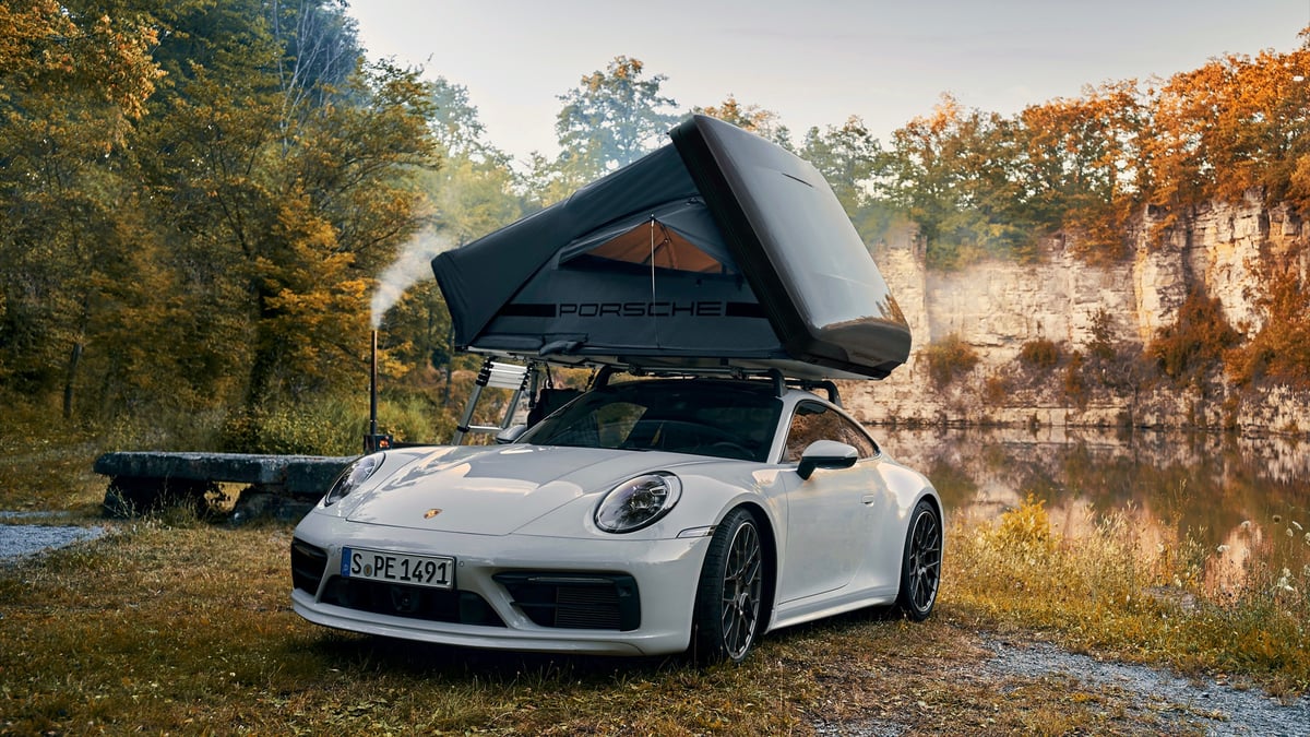 You Can Finally Take Your Porsche Camping With This Official Roof Tent 