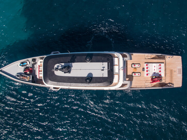 Italian Playboy's 154ft Superyacht AUDACE Features An Owner's Penthouse & Nightclub