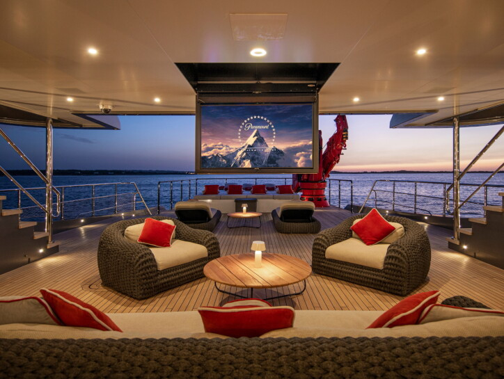 Italian Playboy's 154ft Superyacht AUDACE Features An Owner's Penthouse & Nightclub