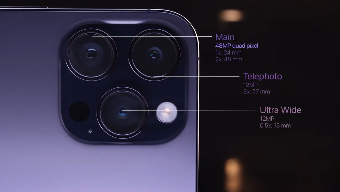 iPhone 14 Pro Max cameras