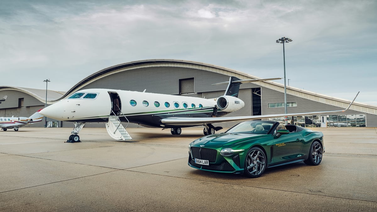 This Bloke Loved His Bentley So Much, He Customised His Private Jet & Helicopter To Match It