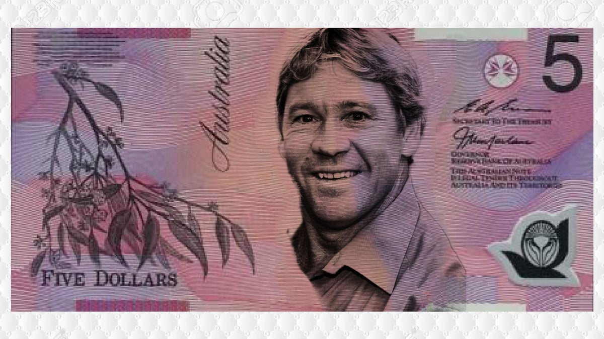 There Are Petitions To Print Steve Irwin On The $5 Note Instead Of King Charles