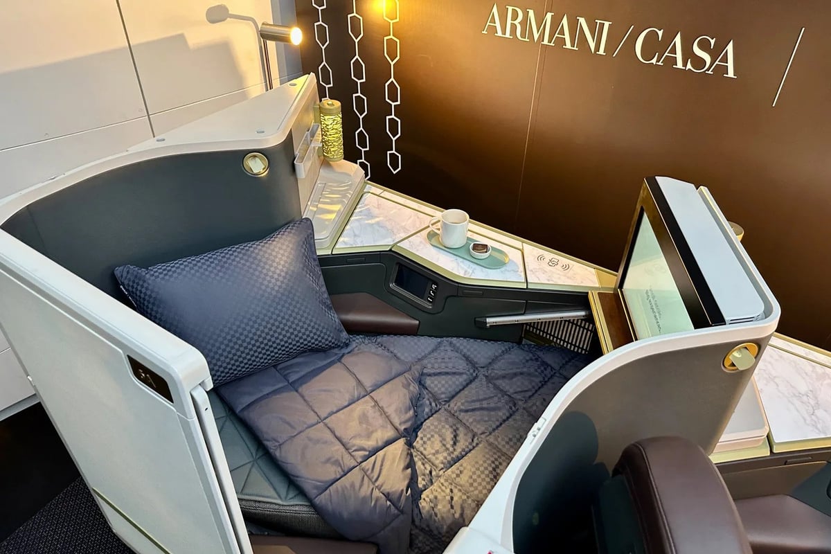 Etihad and Armani partner on new Business Class look.