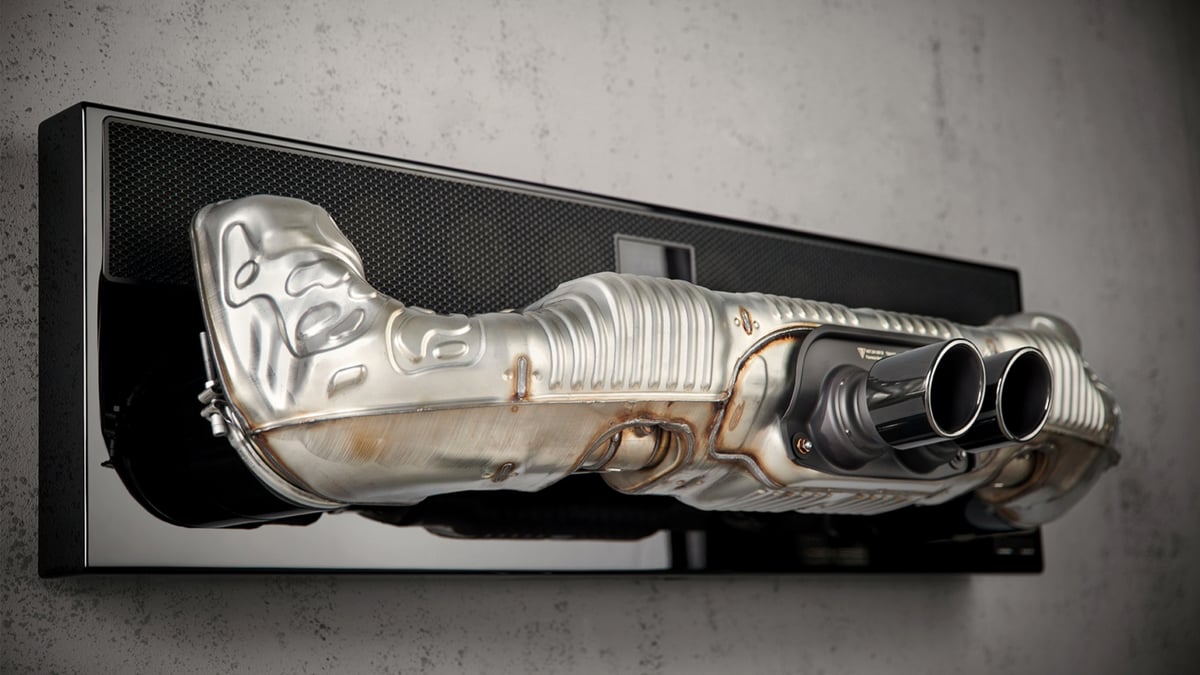 Porsche Design Swaps Revs For Decibels With A Sound Bar Inspired By The GT3 Exhaust