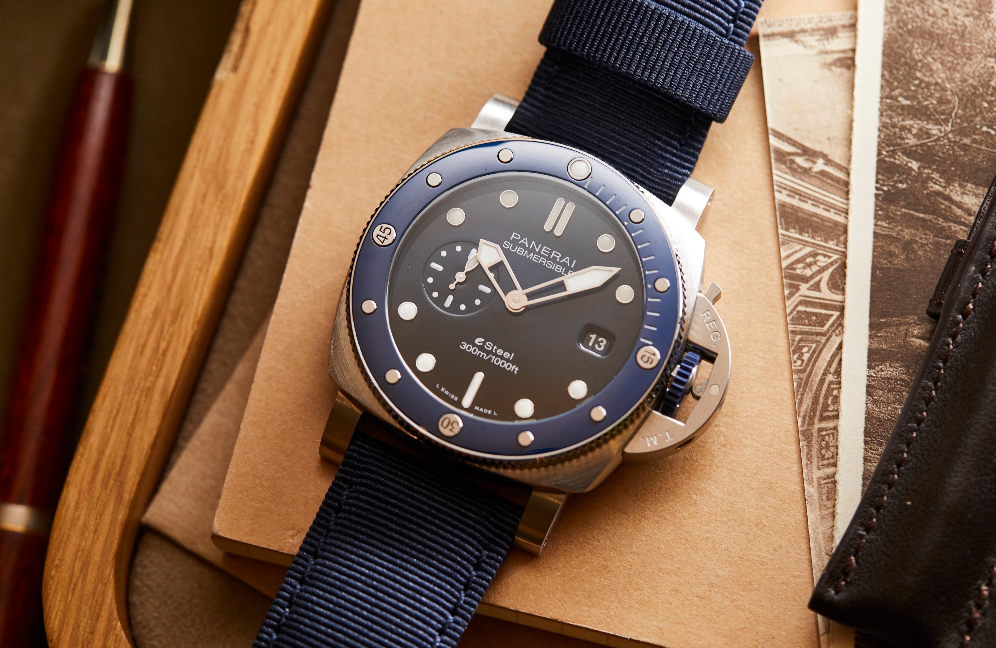 Panerai Submersible QuarantaQuattro eSteel