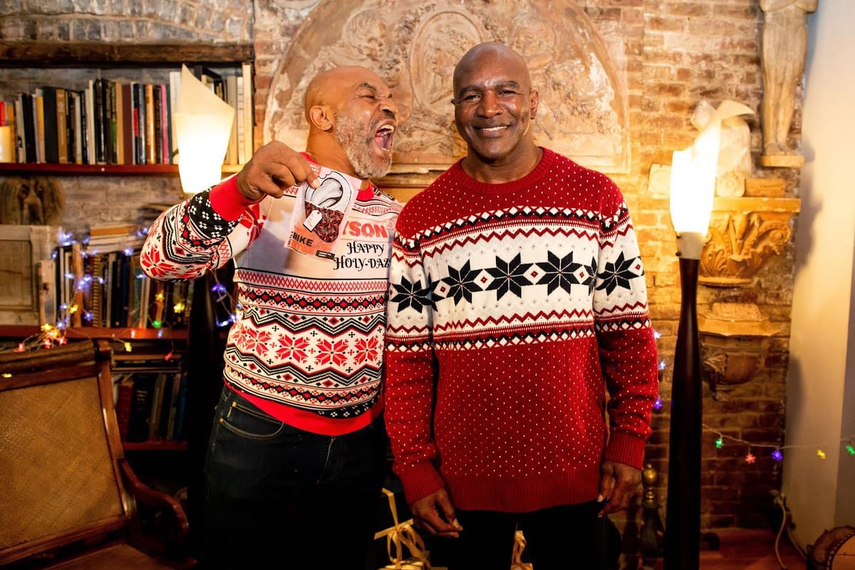 WATCH: Mike Tyson & Evander Holyfield Promote Their Ear-Shaped Weed Gummies 'Holy Ears'