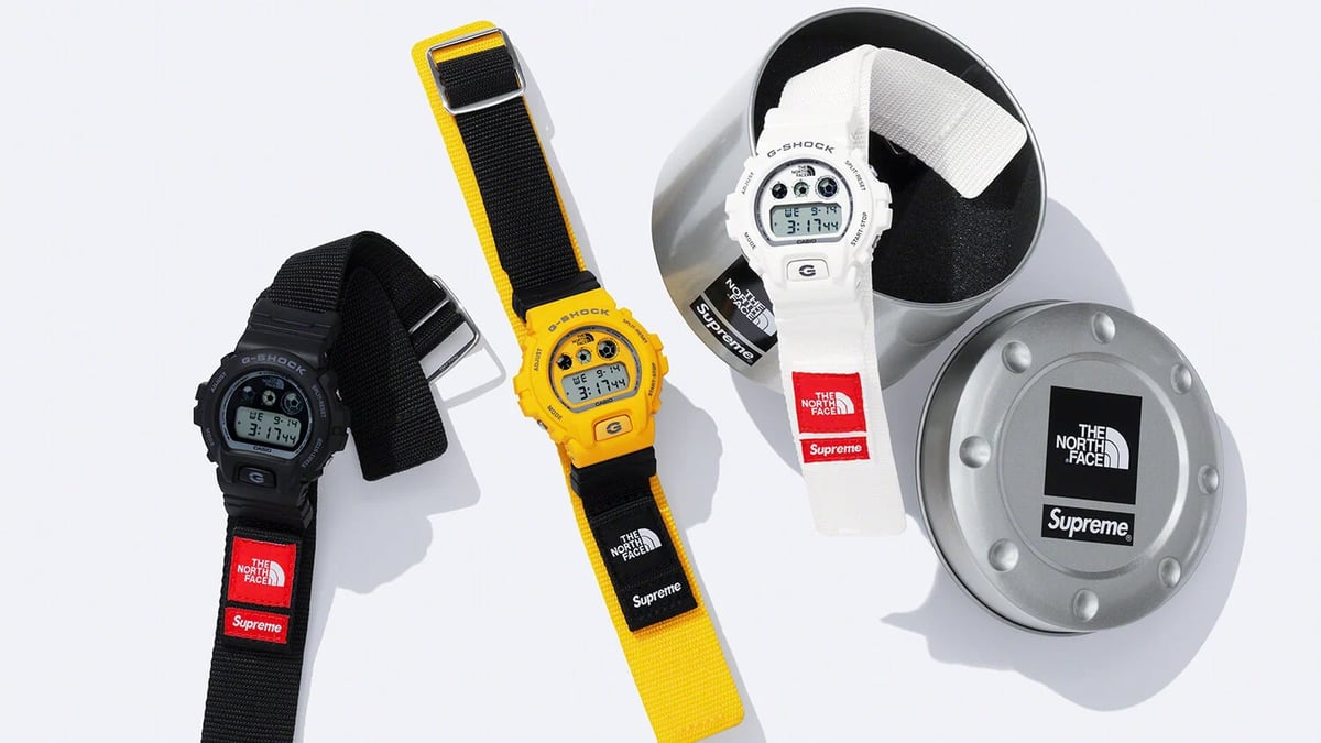 The North Face & Supreme Casio G-Shock Is A Bulletproof Collaboration