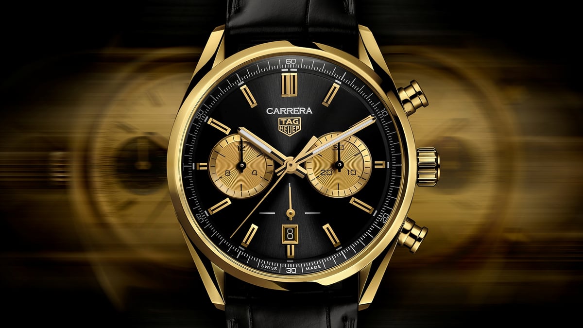 ‘Gentleman Jack’: TAG Heuer Revisits Historic Drivers’ Watches With The New 18K Gold Carrera