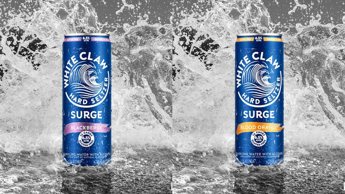 White Claw Surge Hit Seltzer Drops Boozier 6.5% ABV Version
