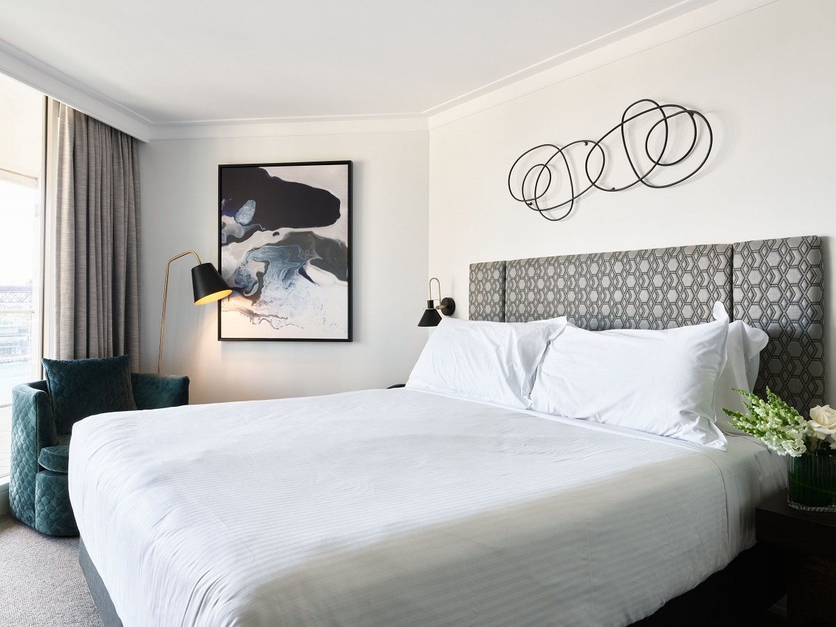 The bed at Pullman Quay Grand Sydney Harbour