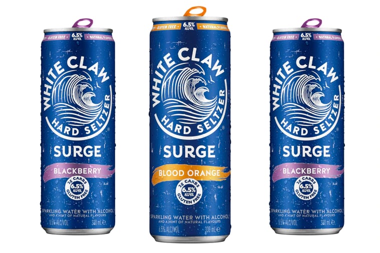 White Claw Surge: Hit Seltzer Drops Boozier 6.5% ABV Version