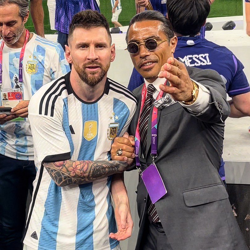 Salt Bae Harassed Lionel Messi For A Selfie At World Cup Final 