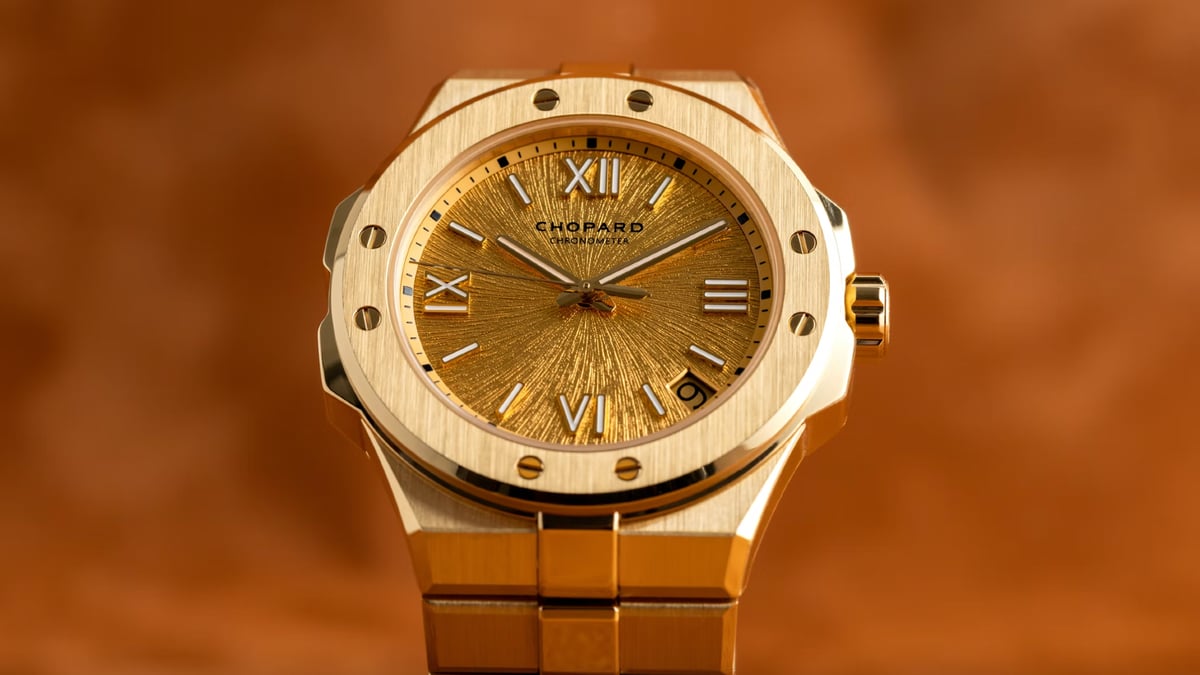 The Chopard Alpine Eagle In Radiant Yellow Gold Has Officially Landed