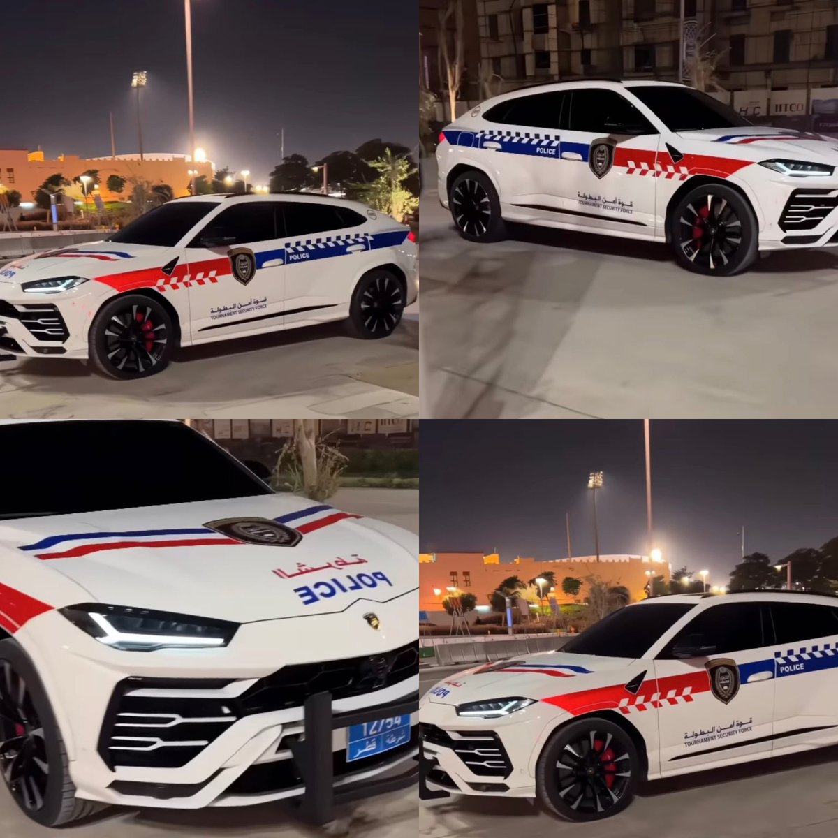 Qatar Police Lamborghini Urus
