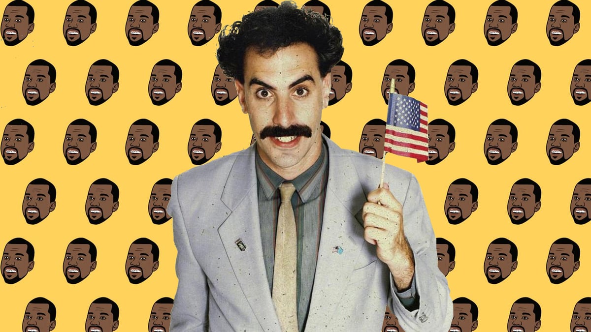 Sacha Baron Cohen Returns As Borat To Take The Piss Out Of Kanye West