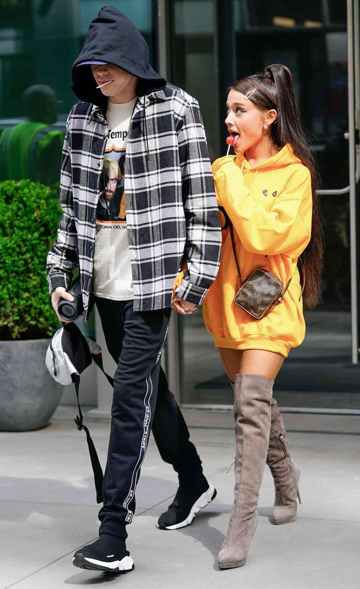 pete davidson girlfriend - ARIANA GRANDE - BDE