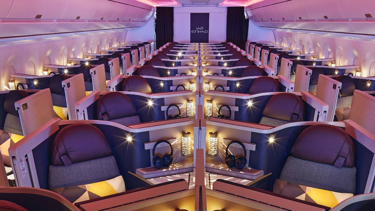 Etihad A350 Business Class