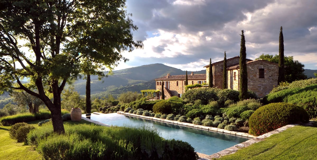 Hotel Castello di Reschio is a dreamy castle hotel between Umbria and Tuscany