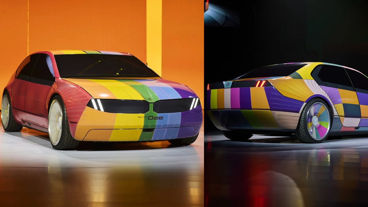 BMW’s i Vision Dee Concept Car Has A Colour-Changing Paint Job