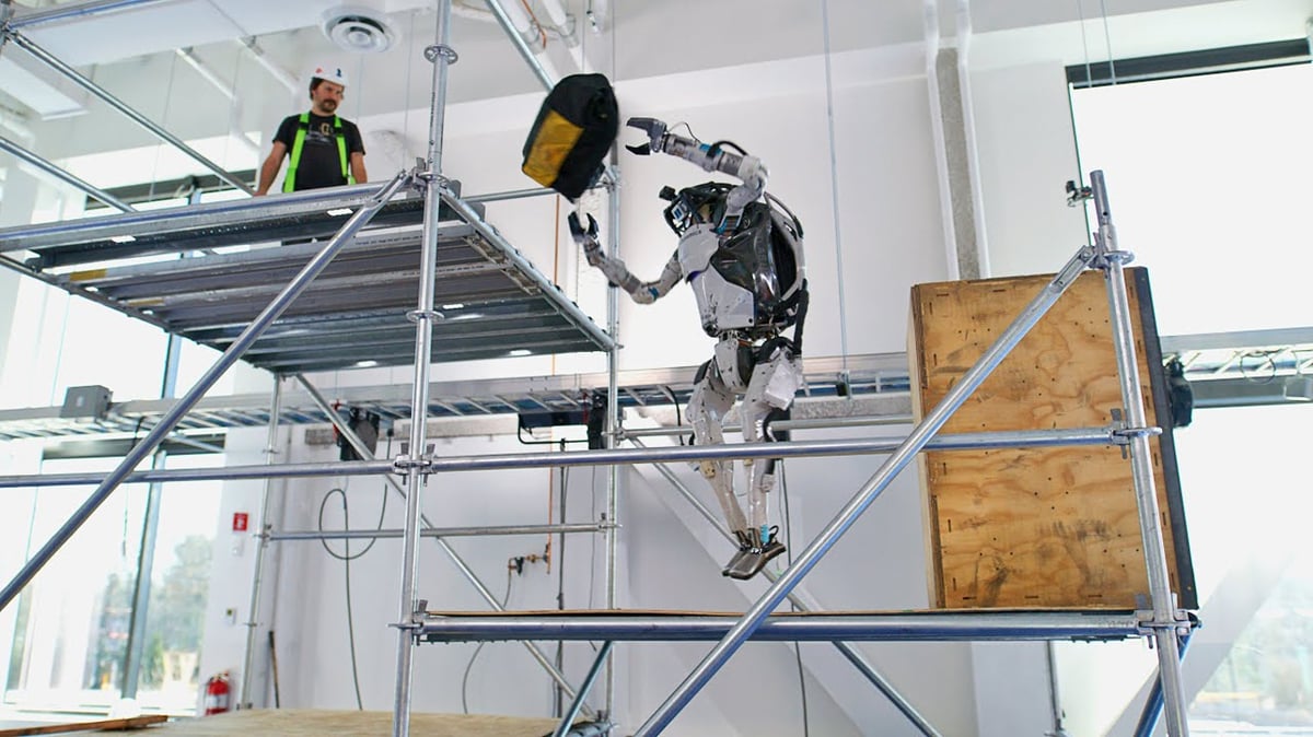 WATCH: Boston Dynamics’ Atlas Robot Is Scarily Capable On A “Construction Site”