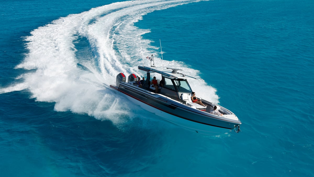 The Formula Boats 387 CCF Fishing Boat Has A Lightning Quick Top Speed Of 98km/h