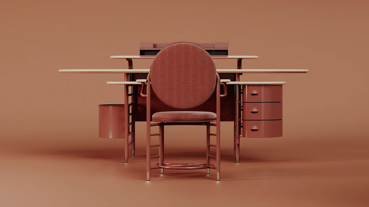 Frank Lloyd Wright Office Desk