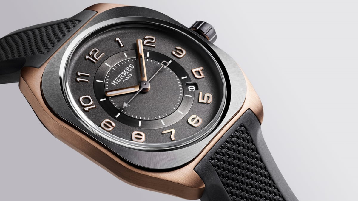 This Rose Gold Incarnation Of Hermès’ Underrated H08 Sports Watch Is Its Most Handsome Yet