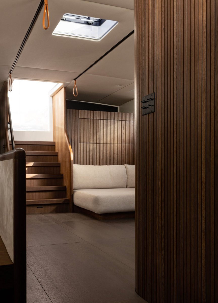 Norm Architects y9 yacht interior