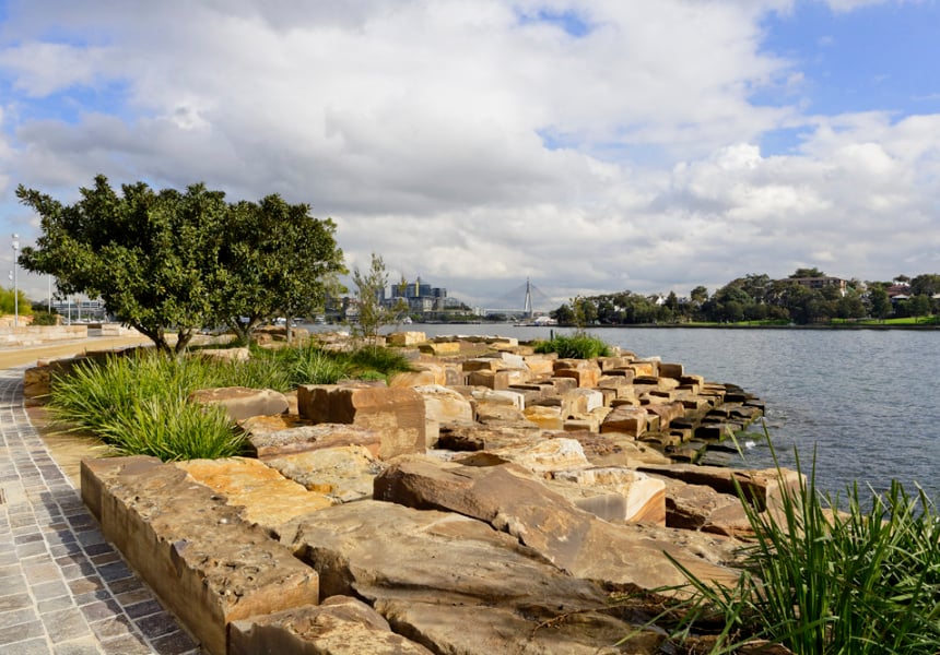 Swim at barangaroo