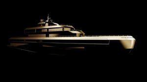 Giorgio Armani & The Italian Sea Group Unveil A Golden 72-Metre Superyacht