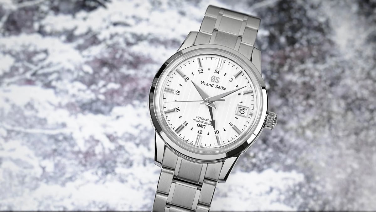 Grand Seiko Returns To Its Snow-Inspired History With This Elegant Everyday GMT