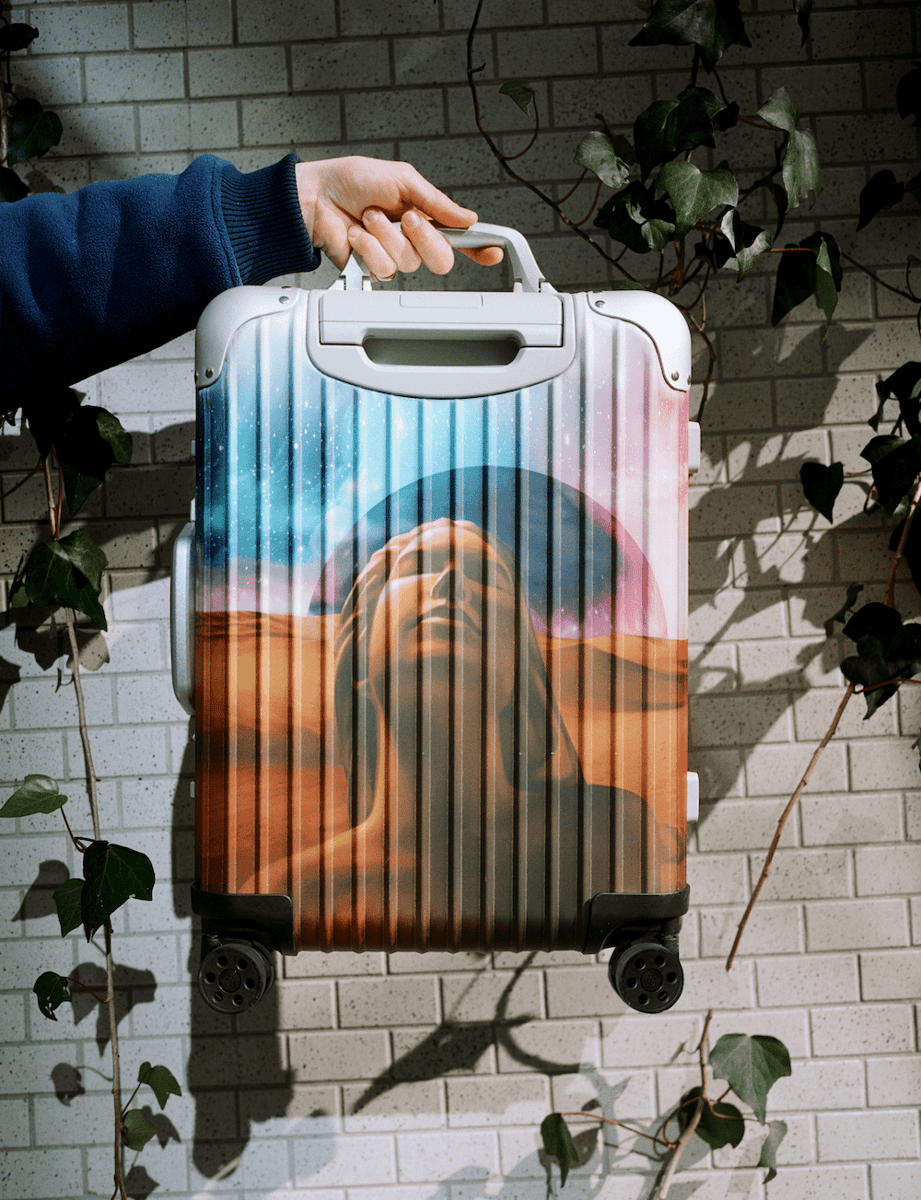 RIMOWA x PALACE suitcase