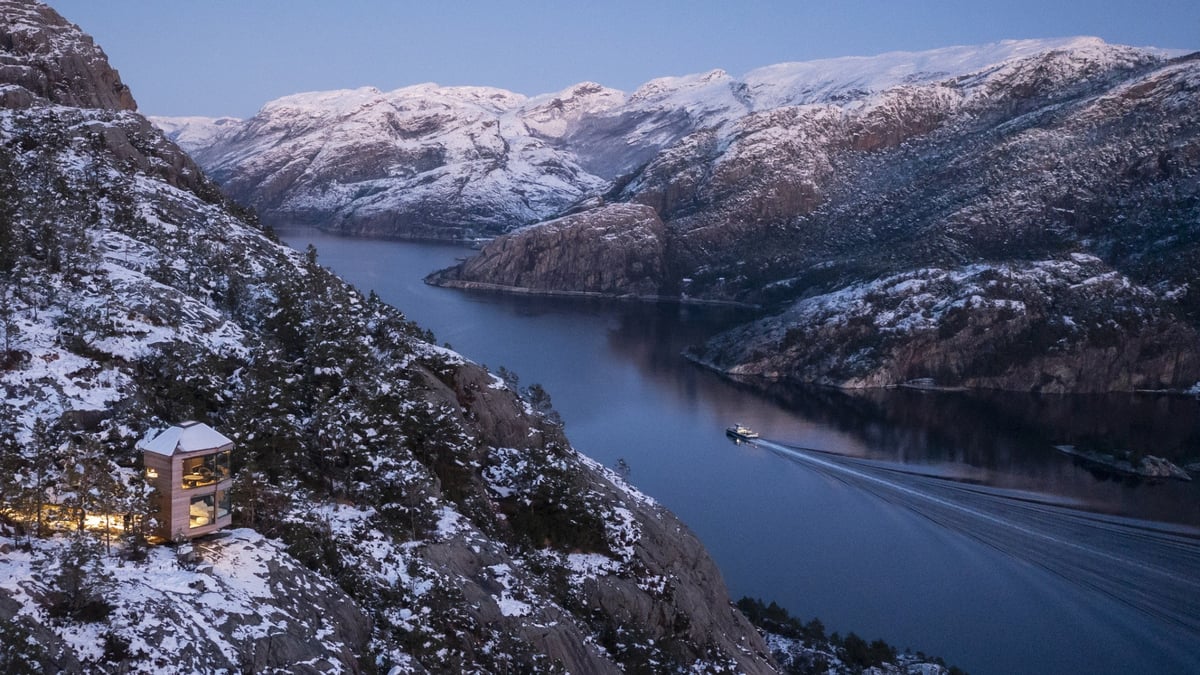 Experience The Very Best Of Fjord-Side Norway In Snøhetta’s Cabins