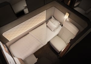 Qantas First Class on A350