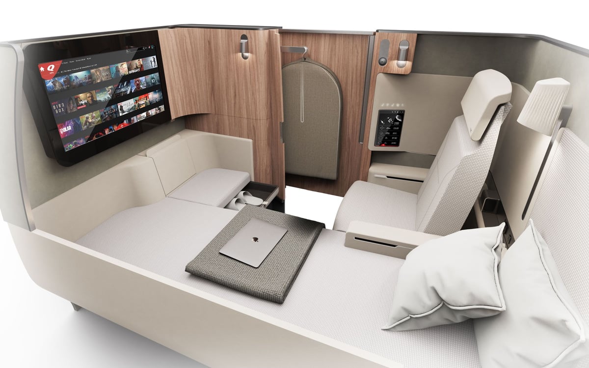 First Look: Qantas Reveals A350 ‘Project Sunrise’ First & Business Class Cabins