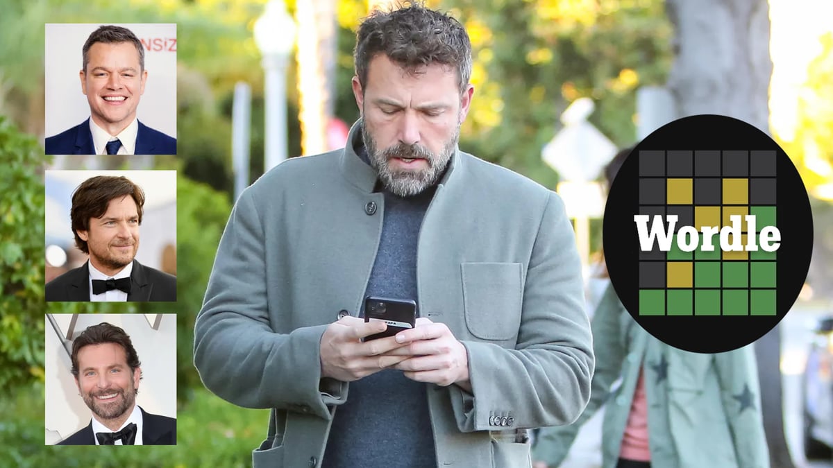 Ben Affleck Has A “Celebrity Wordle Group” With Matt Damon, Jason Bateman, & Bradley Cooper