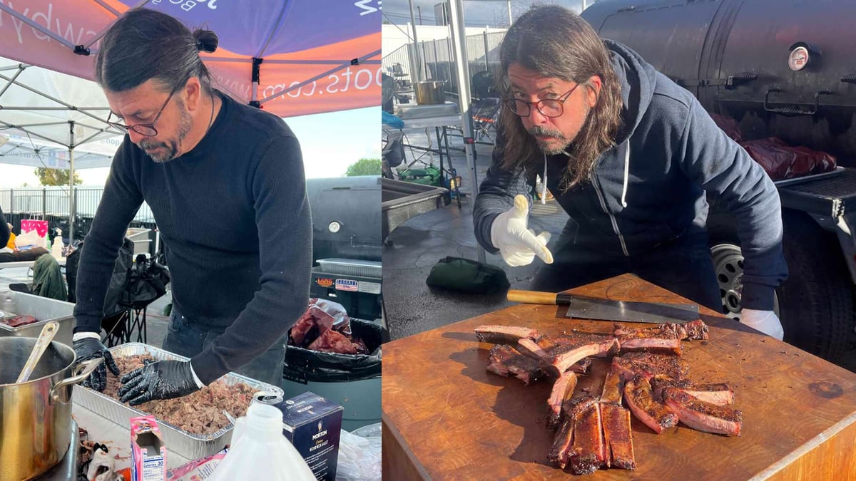 Dave Grohl Spent 16 Hours Cooking Up BBQ To Feed 450 Homeless People
