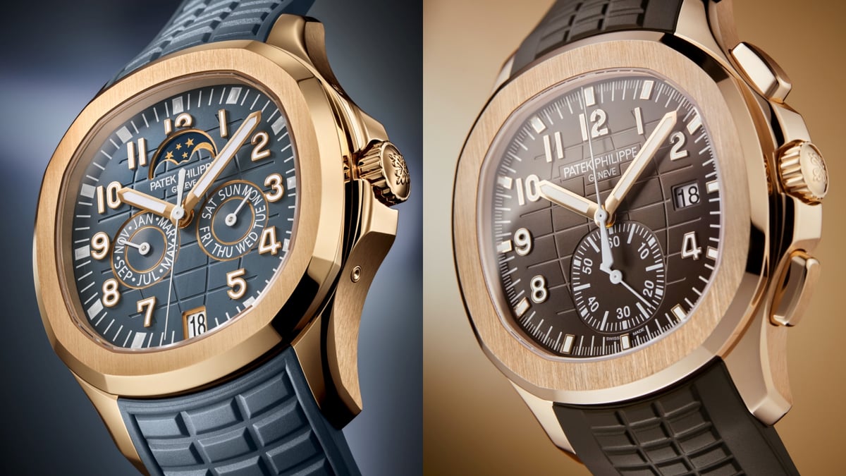 Patek Philippe New Aquanauats in Rose Gold 2023